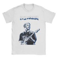 Sam Fender Unisex Cotton Fun TShirt Crew Neck Short Sleeve TShirt New Arrival Famous Singer Comfortable Women And Men Tshirt 4XL gray