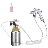 Spray Paint Pressure Pot Tank, 2L/0.5gal Lightweight Air Paint Pressure Pot, 1.8mm Nozzle Spray Paint Gun 3m Hoses for Home Decoration Architecture