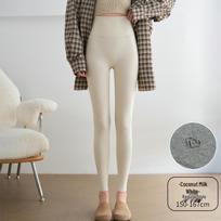 Women's High-Waisted Seamless Fleece-Lined Leggings – Perfect for Autumn & Winter with High Elasticity, Comfort & Versatility. Extra Large