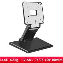 14-24  Desktop Monitor Holder with Hole Folding TV Screen Stand Screen Mount Support Metal Bracket for Office Home School white