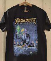 Megadeth Rust In Peace 30th Anniversary T-Shirt and kids tshirt and kids tShirt and kids tshirt New Gildan 110 gray