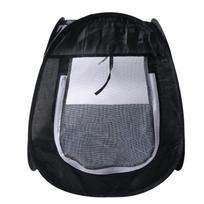 Breathable Meshes Cats House Foldable Pet Tent Suitable For Travel And Home Comfortable Summer Resting Shelter 1 gray