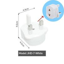 1Pcs Travel Socket Adapter Fuse Us 2 Pin To 3 Pin Uk Electric Power Shaver Toothbrush Plug Adaptor Durable Converter balta