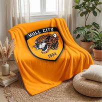 Hull FC Flannel Fleece Blanket Cozy Warm Throw Blanket For Couch Bed Travel All Season Use 75x90cm