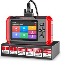 KINGBOLEN S600 S800 OBD2 Scanner 4 Systems Car Diagnostic Tools ABS 15 Resets Oil Brake SAS ETS Resets Lifetime Free Use S600-8 Resets
