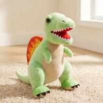 Dinosaur Theme Plush Toys Cartoon Parasaurolophus Spinosaurus Triceratops Dolls Jungle Safari Dino Roar Stuffed Toy For Gifts 25cm