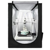 VEVOR 3D Printer Enclosure, Dustproof Waterproof Oxford Cloth 3D Printer Tent, Constant Temperature Protective Case with LED Lighting 55 x 65 x 75 cm