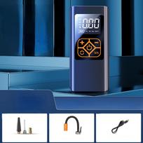 Car Air Pump 4000mAh Rechargeable Air Compressor Digital Tire 150PSI Portable Automatic Inflation for Car Motorcycle blue