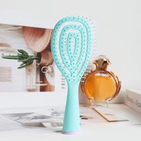 Hair Brush,Detangling Wet Spiral Hairbrush for Women,Men, kids, Vented Detangler for Blow Drying,Glide Through For All Hair Type mėlyna