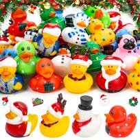 6/12/24 Christmas Rubber Ducks,Accessories Jeep Duckies Toys For Kids Christmas Party Favors,Gift Exchange,Christmas Stocking (As shown-31569)- yellow