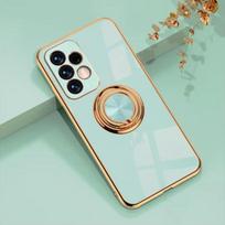 Plating Magnetic 360°Ring Holder Phone Case For Samsung Galaxy S2 Ultra S24 S23 FE S22 S21 S20 S10 Plus Back Cover Funda Galaxy S20 FE gray