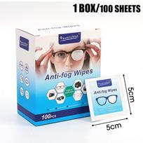 Cycling Glasses Anti Fog Wet Wipe Disposable Motorcycle Helmet Lenses Cleaner Sunglasses Glass Screen Antifog Dust Removal Wipes blue