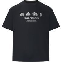 SALOMON HIKING CREST SS M T Shirt Men's LD0029100 L gray