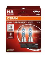 Prekė su pažeista pakuote. Automobilio lemputė Osram H8, halogeninė, balta sp., 12 V