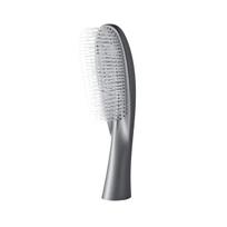 SALONIA Smooth Shine Multi-Care Brush, Gray, SAL25321GR — Hairbrush / Hair Dye Comb, Scalp Brush, Shampoo & Treatment Brush, Scalp Care