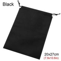 Drawstring Pocket Clothing Organizer Dust-proof Drawstring Bags Shoes Storage Storage Bag Non-woven 20x27cm juoda
