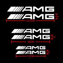 6pcs/set Heat Resistance Caliper Decals Wheel Decor Vinyl Stickers For Mercedes Benz AMG W205 W204 W203 W111 W210 W222 CLK GLA
