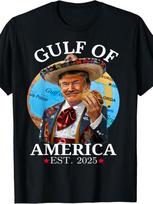 Gulf of America Trump Taco Sombrero T-shirt L brown