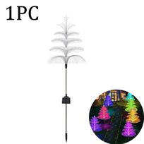 7 Color Changing Outdoor Lamp Solar Jellyfish Lights Waterproof Pathway Lawn Garden Decor Lighting white