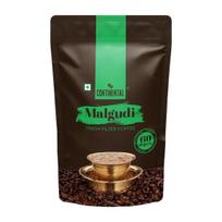 Continental Malgudi Filtruota Kavos Milteliai | 500g Pakelis | 60% Kava - 40% Cikorija | Tradiciniai Pietų Indijos Filtruotos Kavos Milteliai | Išlaiko Tikrąjį Aromatą green