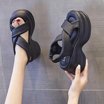 Retro Ladies Fashion Platform Sandals 35