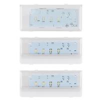 Šaldytuvo LED lemputės keitimas W10515057 Suderinama Įtrauktas plastikinis dangtelis Ilgas tarnavimo laikas Lengvas montavimas 3pcs white