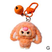 Babythree Kawaii Mini Raktų pakabukai Pūkuotas Kuprinės Pakabukas Raktų pakabukas Lėlė Mielas Kuprinės Raktų pakabukas Dovanos Mergaitėms beige