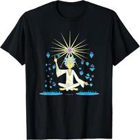 Rick and Morty Spiritual Rick w 3rd Eye T-shirt T-Shirt S