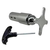 Car Dent Repair Four-Hole Magnetic Kit, Leveling Light Magnetic Connection Base And Metal Plate, For Perfect Dent Repair Tool gray