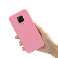Case For Xiaomi Redmi note 9S 9 S Case Note9 Pro Simple Plain Color Silicone Cover Fundas on for Redmi Note 9 Pro Max Phone Case Redmi Note 9S rožinė