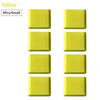 8PCS Wear-Resistant Baseball Tennis Bowling Sports Finger Band Hand Protector Support Silicone Golf Finger Sleeves yellow
