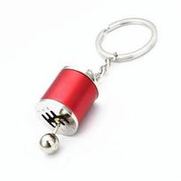 Creative Metal Keyring Car Gear Shifter Fidget Toy Cool Edc Gadgets Adhd Autism Anxiety Stress Relief Toys Adults And Kids red