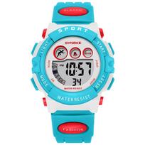 Digital Watch for Kids, Waterproof LED Lights Luminous Watches, Children Wristwatch Boys Students Electronic Wrist Watch blue