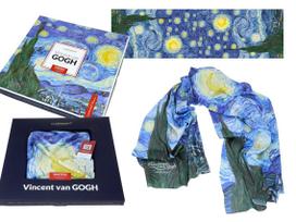 Szal Damski Apaszka Van Gogh Gwiaździsta Noc Carmani Szalik Na Prezent
