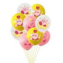 Adorable Kirby Themed Latex Balloons For Birthday Party Decorations 9Balloon pink