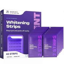 1-3x Purple Whitening Teeth Strips for Daily Use Gentle Formula Enamel Protection and Stain Removal less