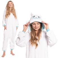 Women's pajamas jumpsuit kigurumi onesie dragon toothless white 145-155 s beige