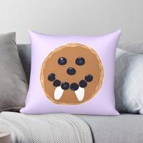 Stefan Salvatore Damon Pancakes Square Pillowcase Polyester Linen Velvet Creative Decorative Throw Pillow Case Bed Cushion Cover 30X30CM brown