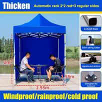 Tent Umbrella Full Side Cloth Waterproof Windproof Enclosure Curtain For Outdoor Patio Garden Parasol A3