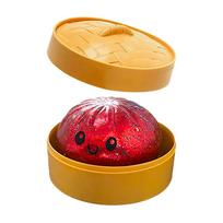 Blind Box Colorful Simulated Dumpling Squishy Relaxing Relieve Anxiety Antistress Enhance Happiness Rebound Squeeze Reliever Toy raudona