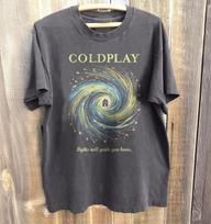 Coldplay Lights Will Guide You Home Unisex Charcoal Cotton T-shirt S-5XL M black