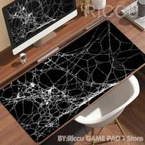 Spider web Mouse Pad Large Computer Office Game Table Mat XXL Rubber Non-slip Gaming Keyboard Mousepads Long Washable Desk Pads 30x60cm brown