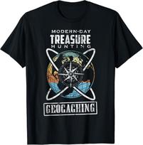 Geocaching Geocacher Geocache GPS gift idea Gift Unisex T-Shirt L gray