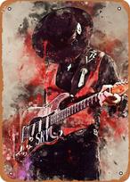 Artist Stevie Ray Vaughan Plaque Poster Metal Tin Sign  Vintage Retro Wall Decoraluminum 20x30cm（7.8x11.8inch）