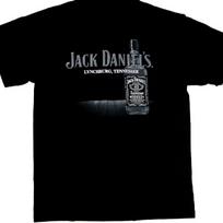 Jack Daniels marškinėliai Butelis Lynchburg Tenesis,Juodi,Labai didelis 3XL įvairiaspalvis