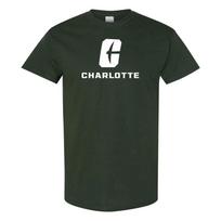 UNC Charlotte Forty-Niners Primary Logo - NCAA University T-Shirt L black