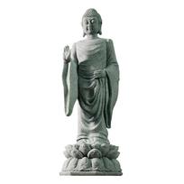 Buddha Statue Decorative Chinese Home Decor Gifts Collectible Tabletop Decoration for Bedroom Housewarming Office Festival Cafe gray