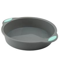 Silikoninė duonos bandelių forma, karščiui atspari orkaitės keptuvė, neprideganti virtuvės reikmenų pyrago formų rinkinys 3D pyrago formų tešlos kepimo įrankis gray
