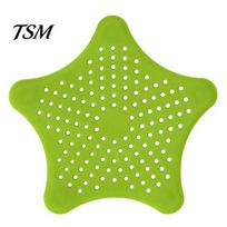 Kitchen Sink Mat Pad Elastic Draining Design Silicone Hotel for Home žalia