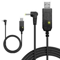 Walkie Talkie Usb Charger Cable For Uv-5R Uv5R Uv-82 3800Mah Uv-S9 Plus Ar-152 Walkie Talkie Ham Two Way Radio juoda
